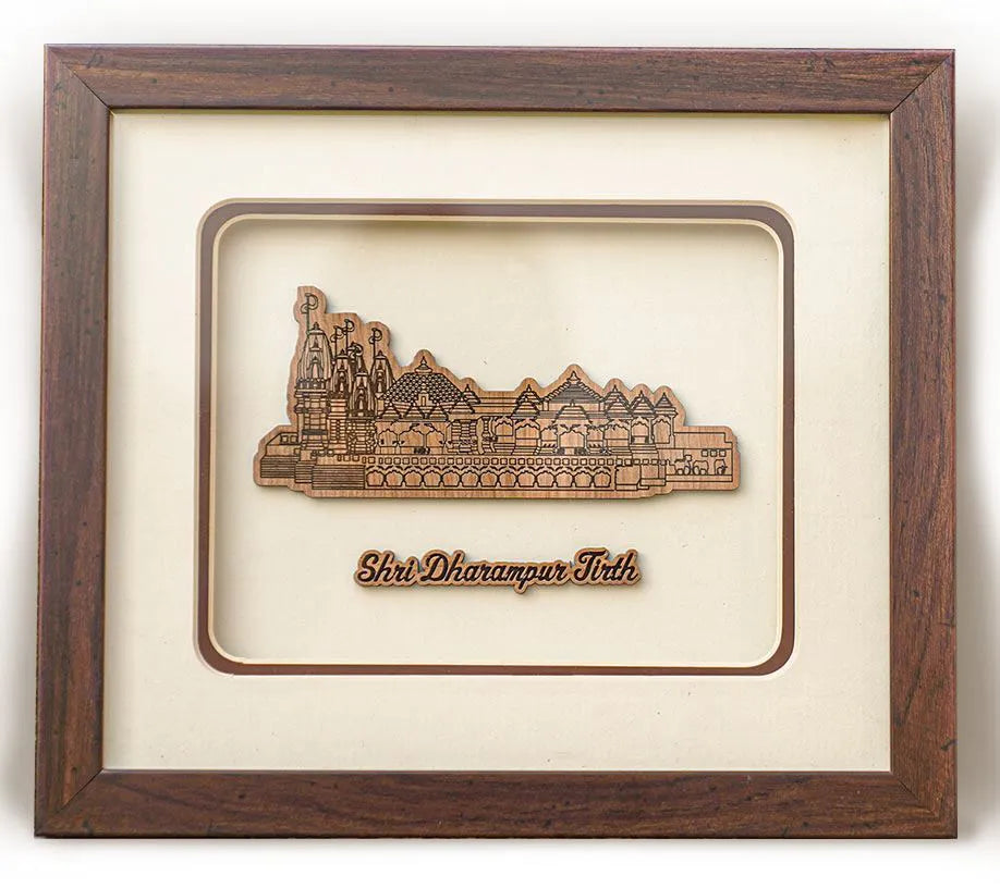 Jinmandir Souvenir Frame - Wooden