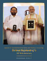 Launch of Commemorative Coins and Stamps honouring Shrimad Rajchandraji's 150th Birth Anniversary